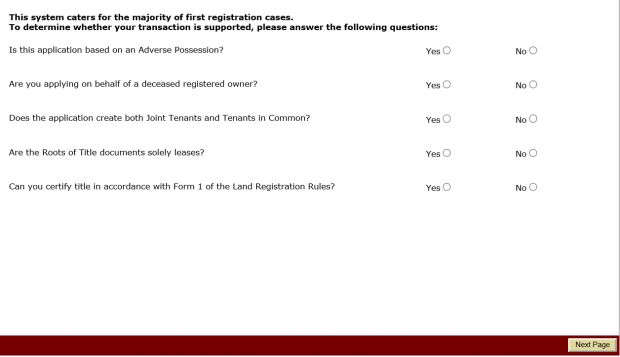 Steps on how to complete first registration by e-registration