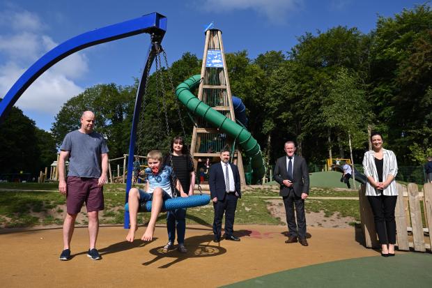 Finance Minister Conor Murphy launches Stormont play park ‘Quiet Hour’