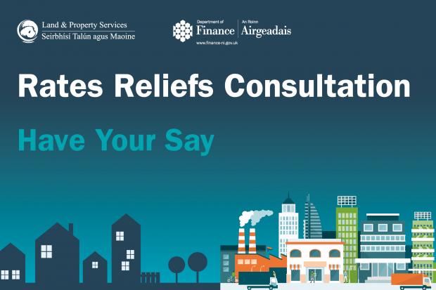 Consultation. Share your views on these rates reliefs.
