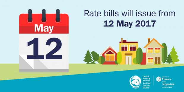 Graphic image to show rates bills are issuing