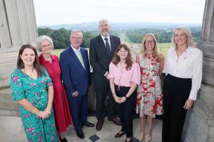 Finance Minister, John O’Dowd, Health Minister, Mike Nesbitt and Economy Minister, Caoimhe Archibald are pictured with Kelly Barnes, Sands NI volunteer and bereaved Mum, Clea Hunter, Sands Chief Executive, Kath Abrahams, Chief Executive of Tommy’s and Louise Taylor, Founder of Little Forget Me Nots Trust at the launch of the Baby Loss Certificate scheme in Parliament Buildings